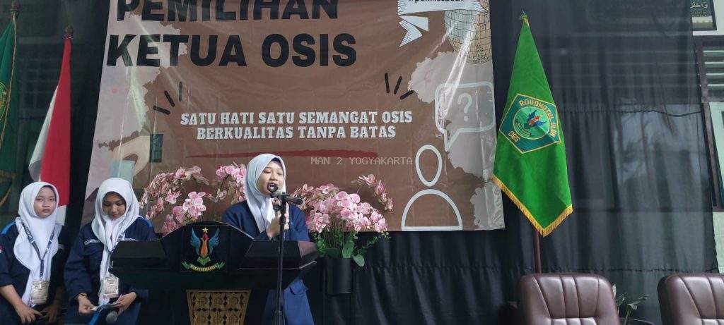 Najwa Alawiyah Terpilih sebagai Ketua OSIS Roudhatul Ulum MAN 2 Yogyakarta