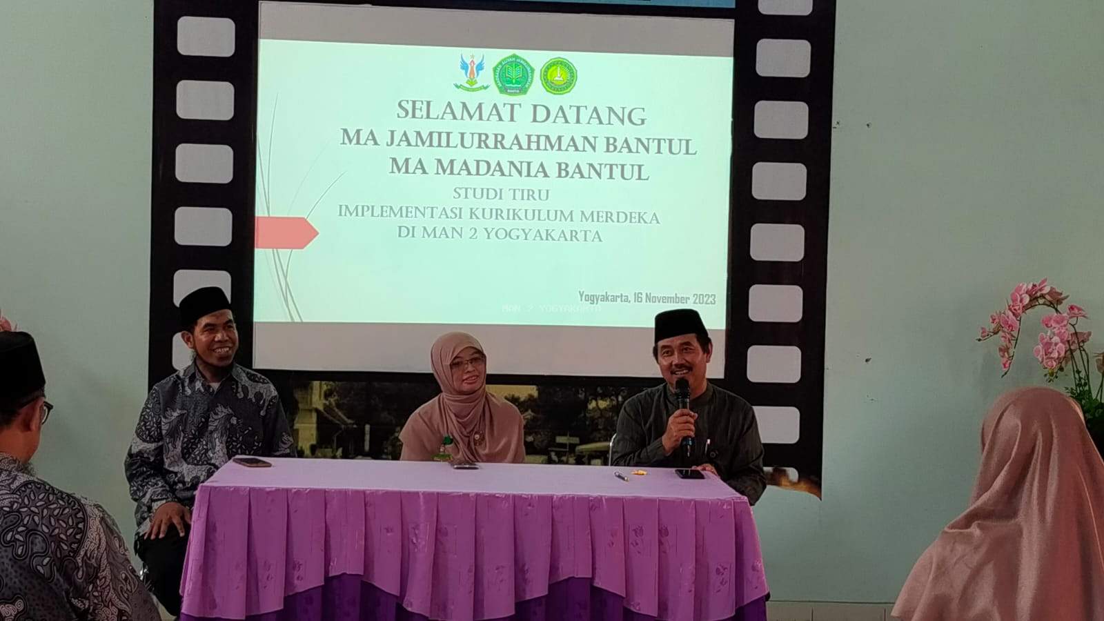 Kolaborasi Studi Tiru MA Madania dan MA Jamilurrahman Bantul Terkait IKM di MAN 2 Yogyakarta  