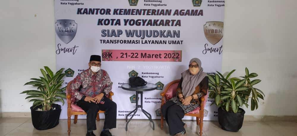 Kamad dan KTU MAN 2 Yogyakarta Aktif Raker Kemenag Kota Yogyakarta