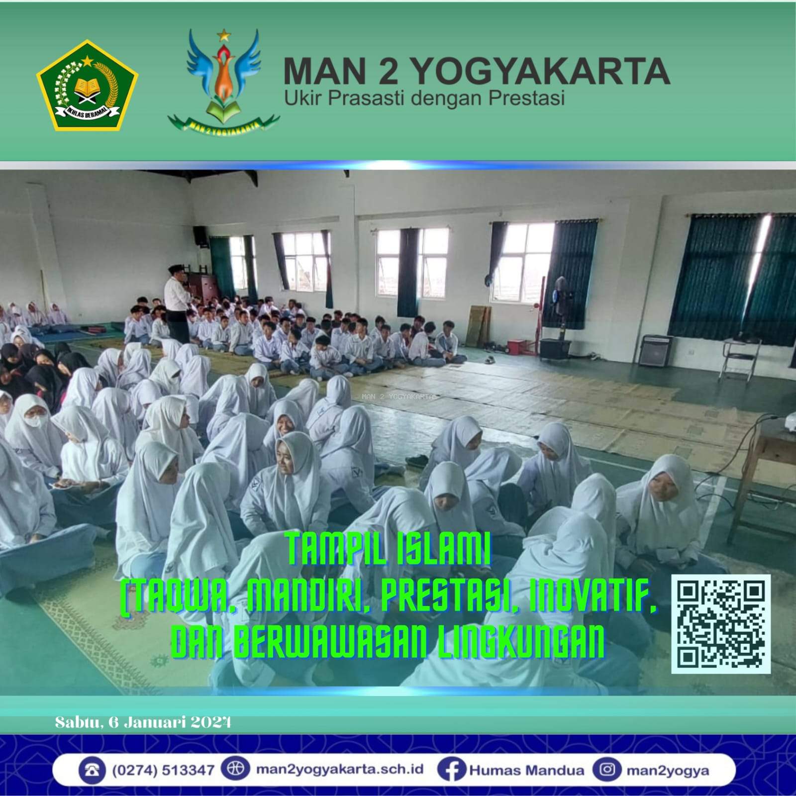 BK MAN 2 Yogyakarta Gaungkan Visi Tampil Islami