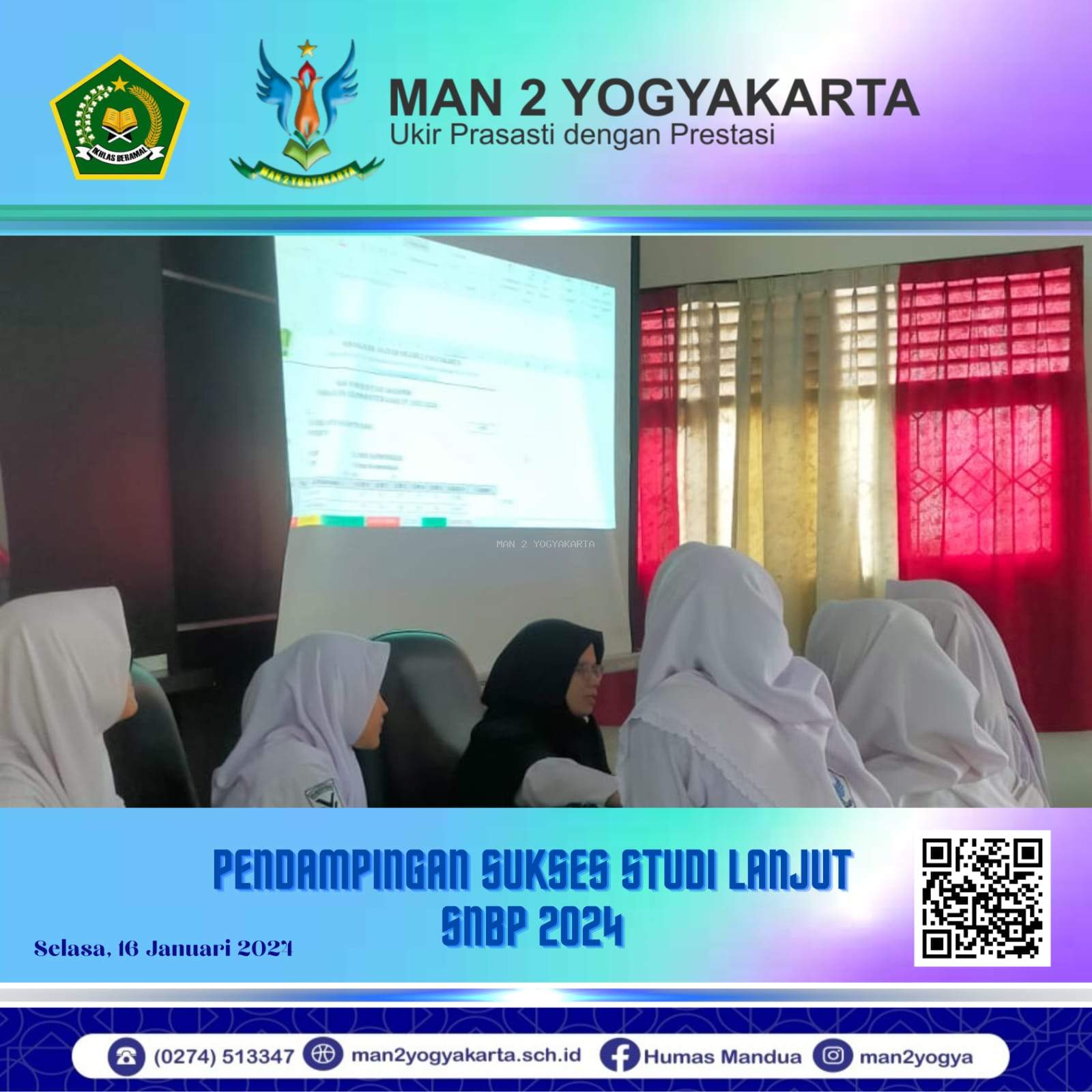 Pendampingan 40% Siswa Eligible MAN 2 Yogyakarta