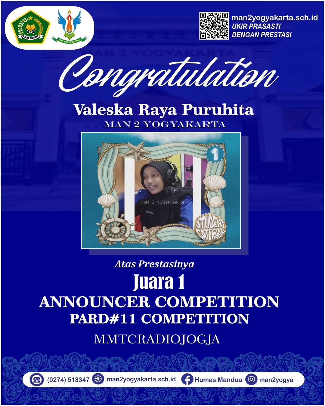 Siswa MAN 2 Yogyakarta Borong Kejuaraan Announcer Competition Part #11 Competition MMTC Radio Jogja