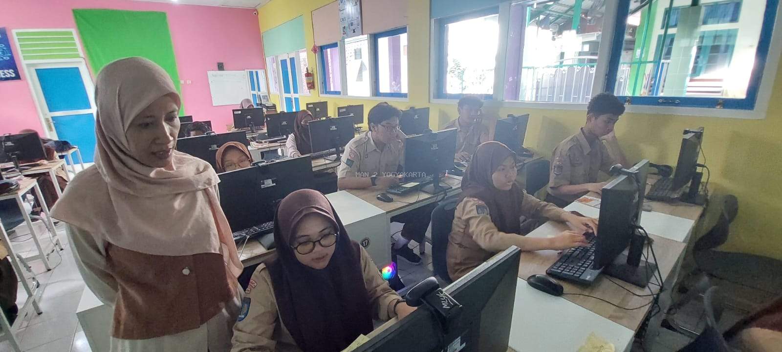 45 Siswa MAN 2 Yogyakarta Ikuti Uji Coba OSNK Kota Yogyakarta