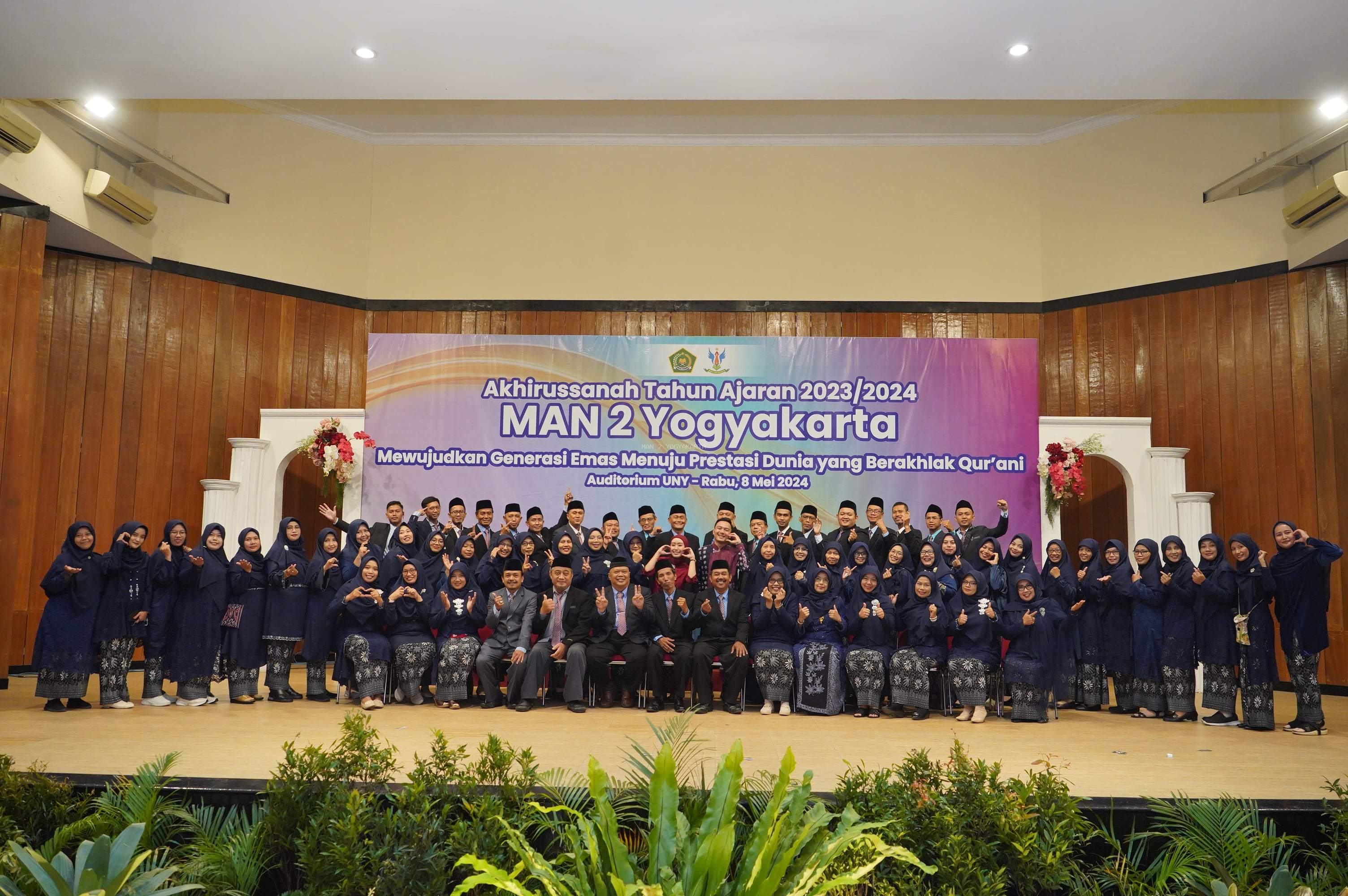 Perayaan Akhirussanah MAN 2 Yogyakarta “Mewujudkan Generasi Emas Menuju Prestasi Dunia Yang Berakhlak Qurani”