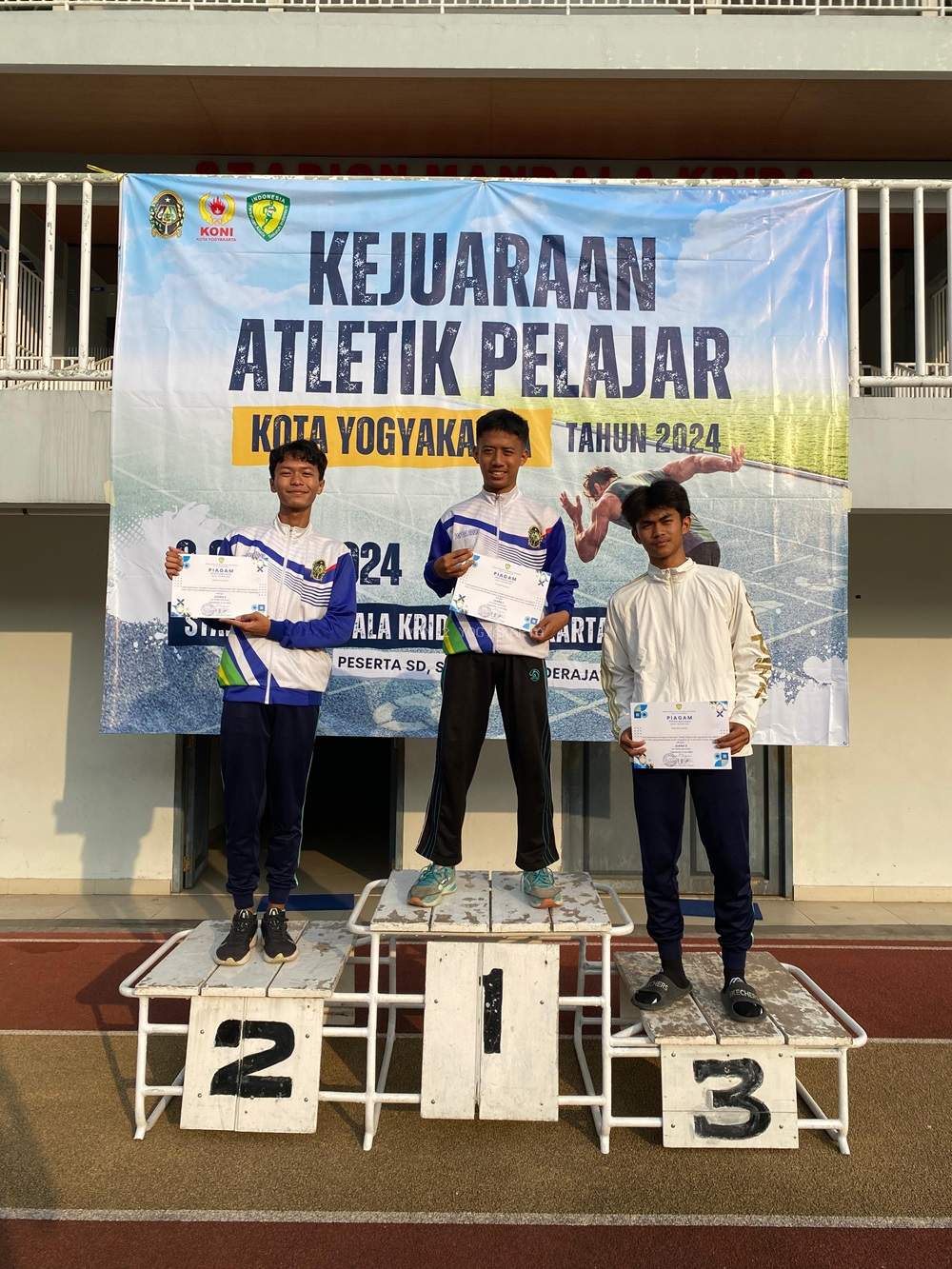 Muhammad Akbar Dhaifan, Siswa MAN 2 Yogyakarta Juara 1 Kejurkot Atletik, Lari 800 m