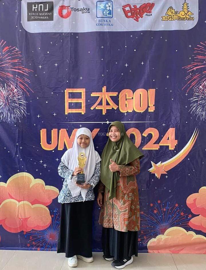 Sarah Lesmanawati Siswa MAN 2 Yogyakarta Juara 2 Seiyu Contest Nihongo UMY 2024