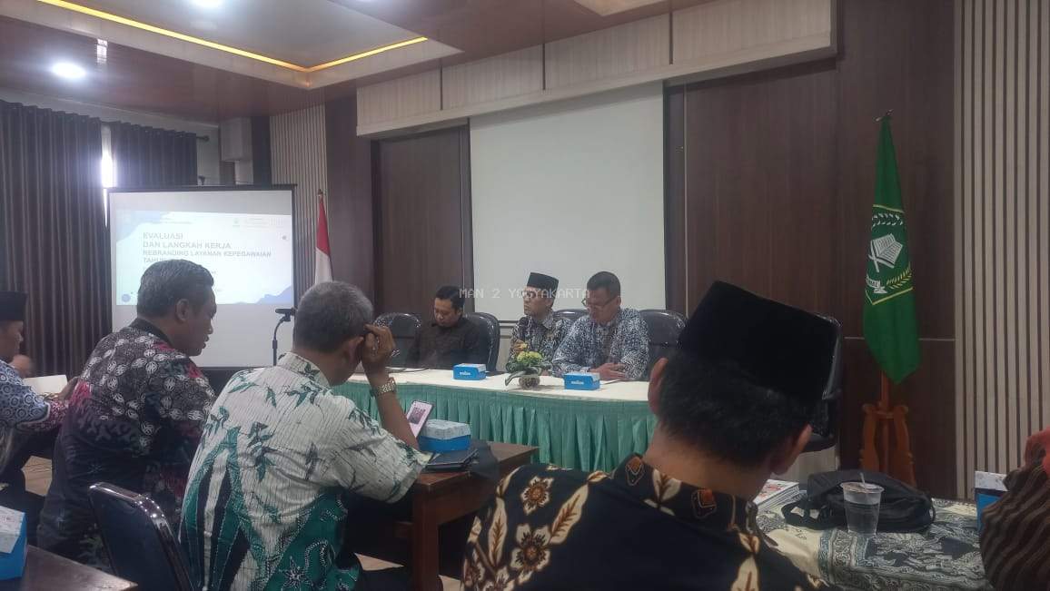 Kepala MAN 2 Yogyakarta Aktif, Responsif pada Sosialisasi Rebranding Layanan Kepegawaian