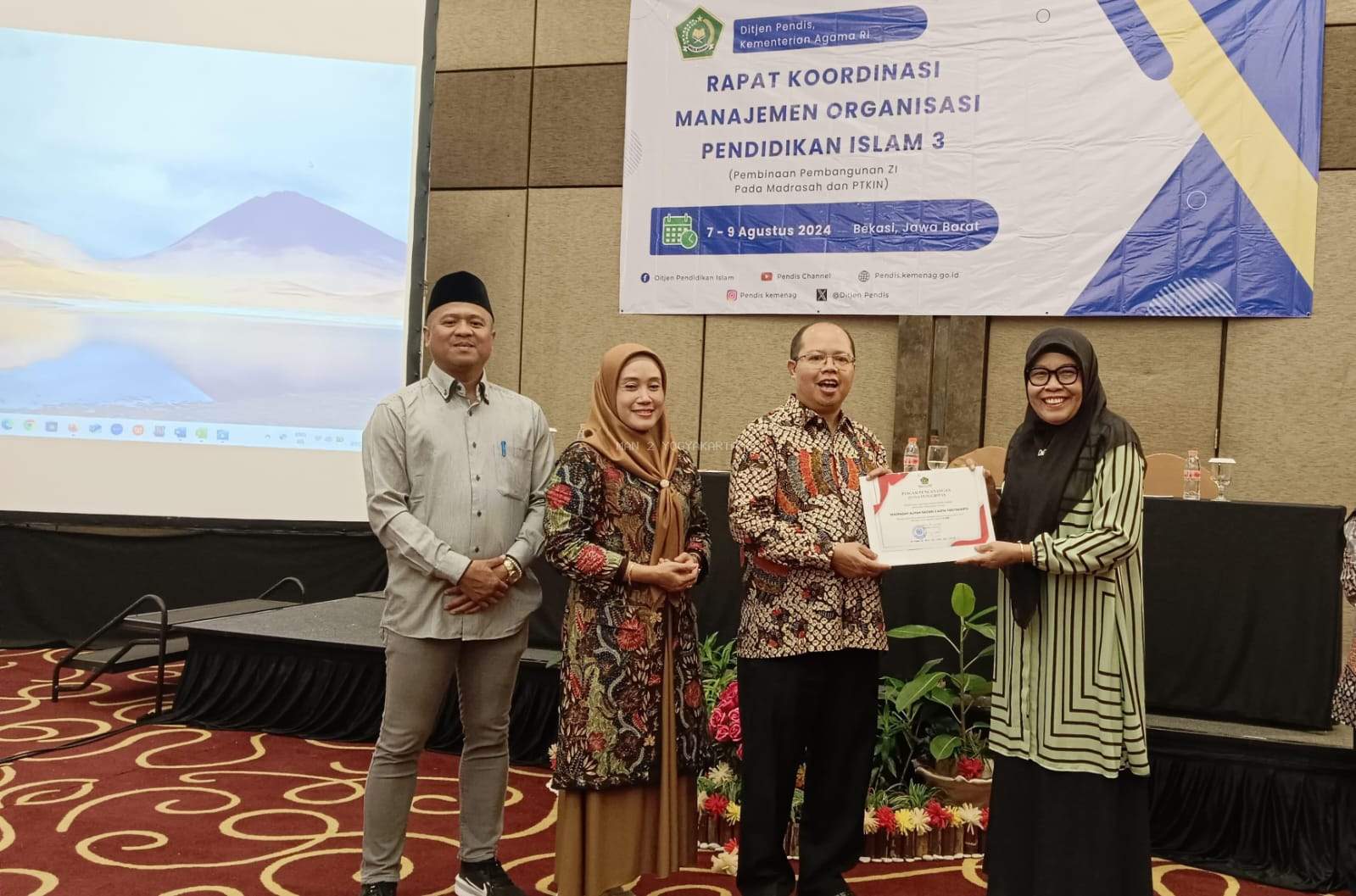 Raih Penghargaan Ditjen Pendis Kemenag RI, MAN 2 Yogyakarta Layak Menjadi ZI WBK