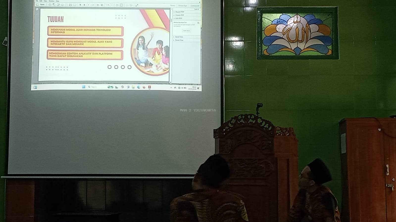 Tindak Lanjut Pengembangan Diri, MAN 2 Yogyakarta Adakan Diseminasi Pelatihan Media Pembelajaran Berbasis Digital