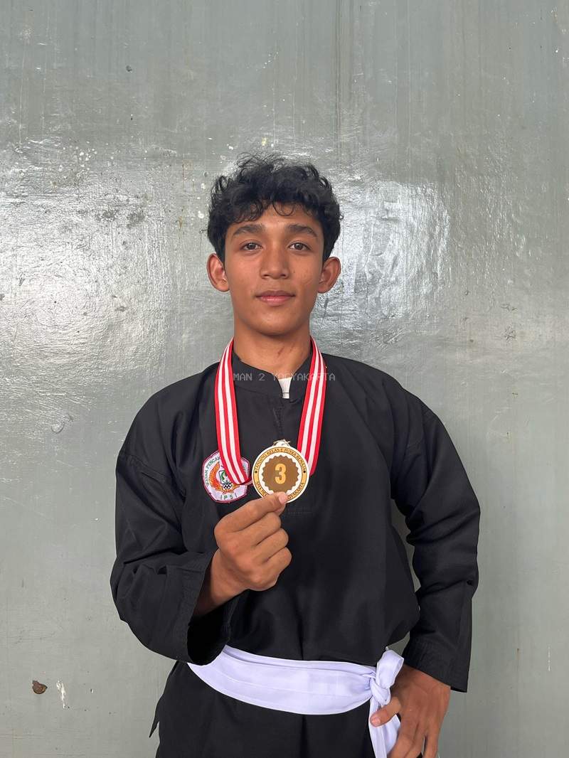 Siswa MAN 2 Yogyakarta, Muhammad Raffi Hariri Raih Juara 3 di Ajang Bergengsi Pencak Silat Kebangsaan #3