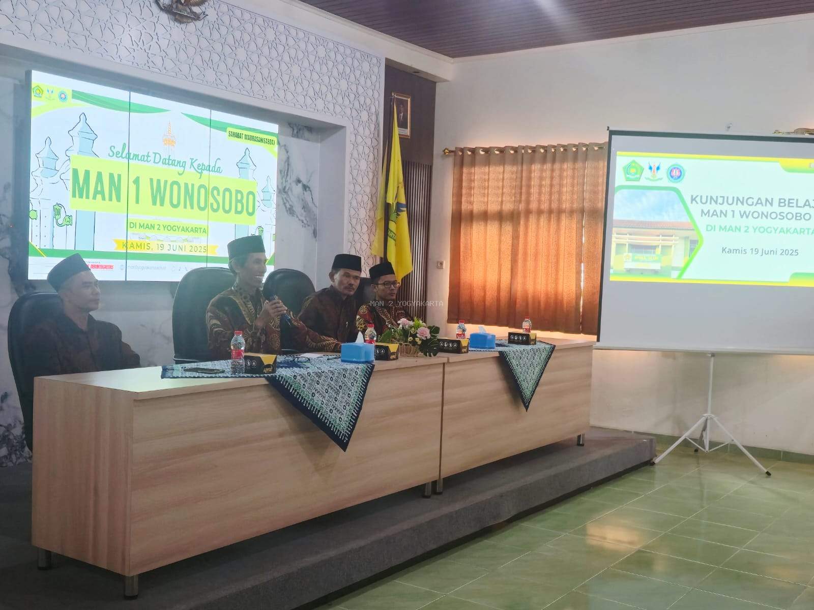 Asrama MAN 2 Yogyakarta Terima Kunjungan Studi Banding dari API MAN 1 Wonosobo