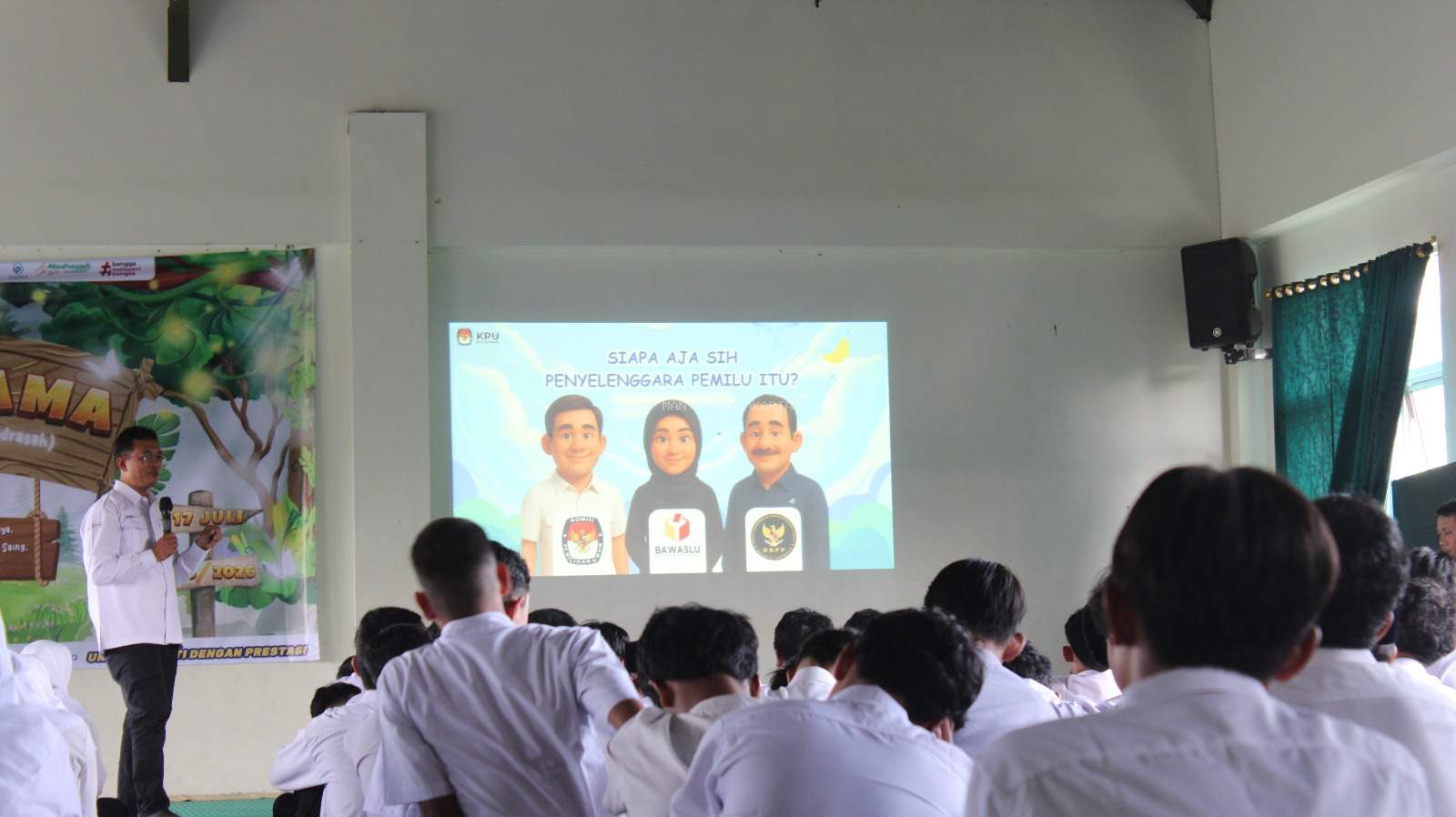 Gandeng Erat KPU, MAN 2 Yogyakarta Adakan Sosialisasi Pemilu Sebagai Materi MATSAMA Tahun Ajaran 2025/2026