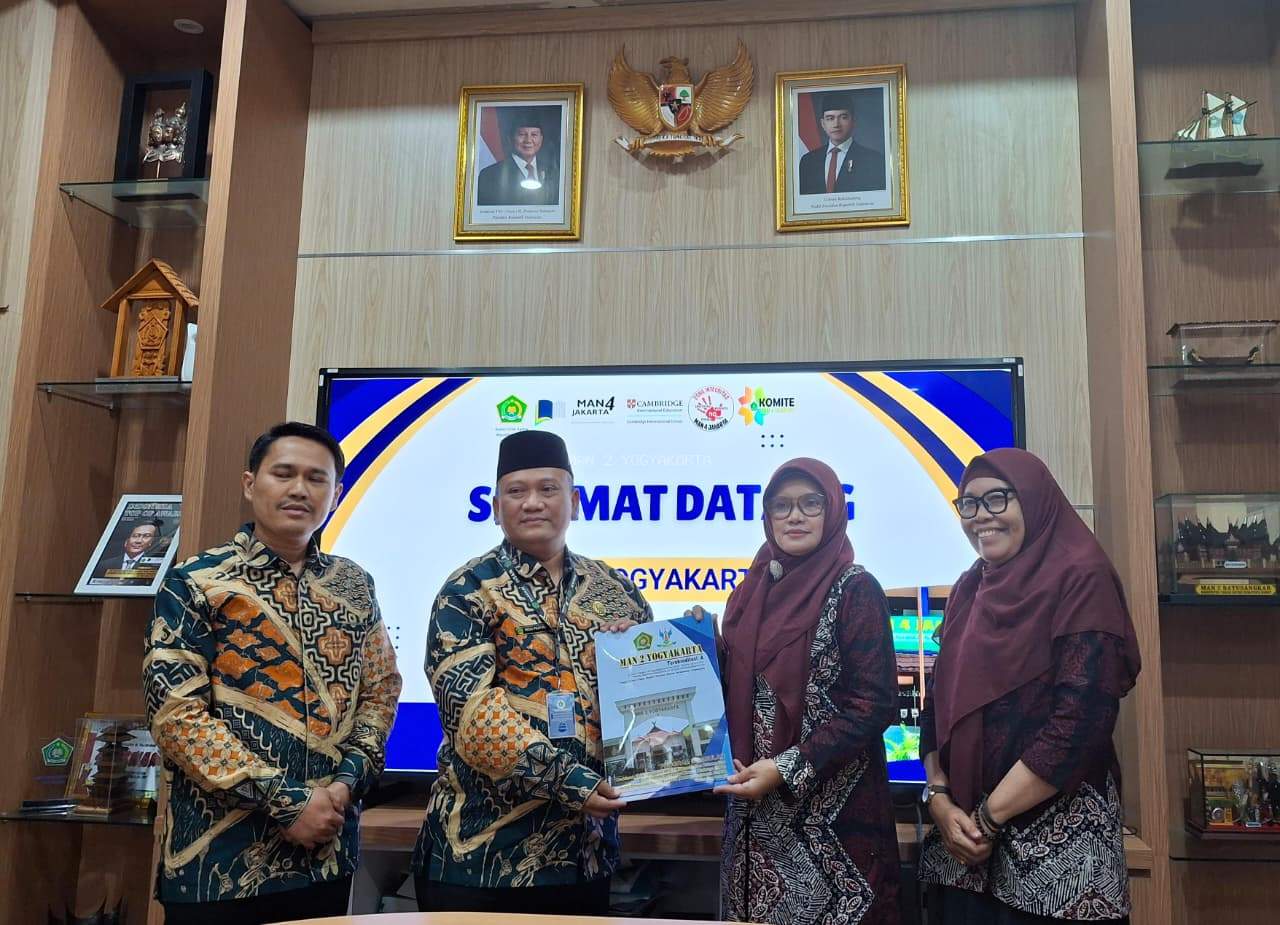 Berkah Ngilmu, Tim Manajerial MAN 2 Yogyakarta Adakan Studi Tiru Cambridge International Education ke MAN 4 Jakarta 