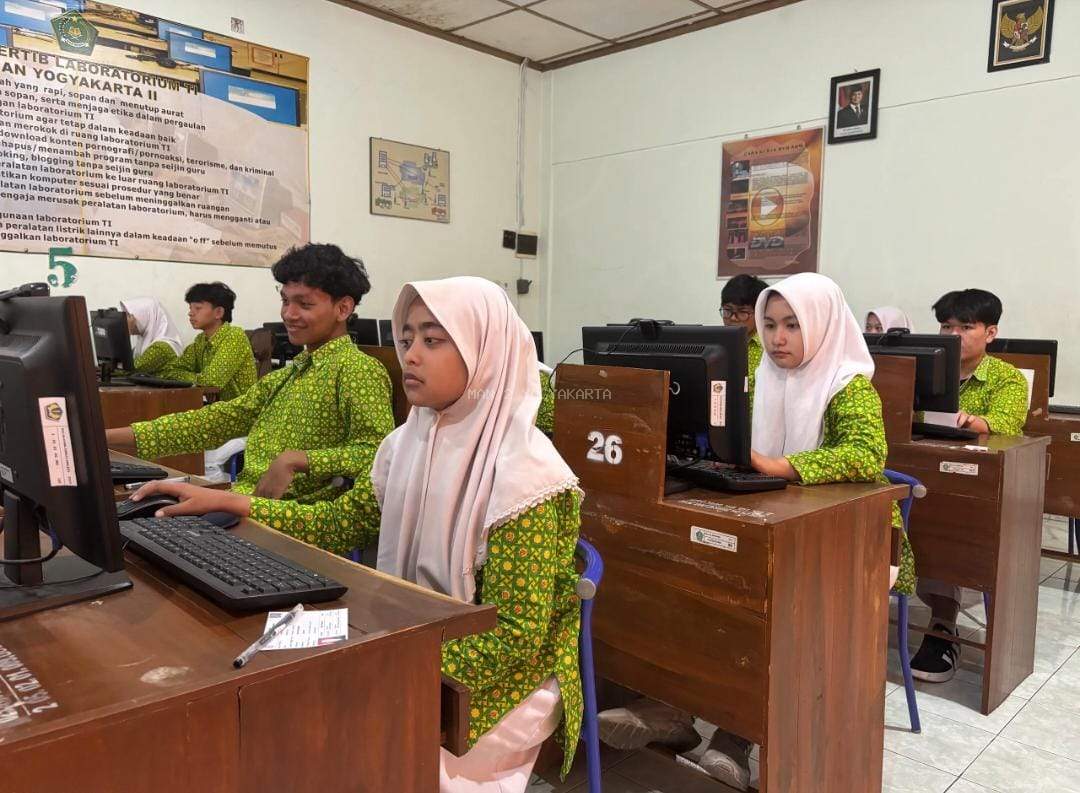 Menuju Generasi Emas, MAN 2 Yogyakarta Adakan ANBK Selama Dua Hari 