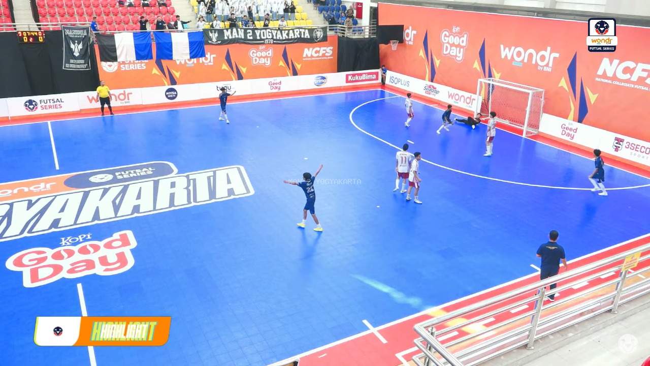 Tak Terbendung! Tim Futsal MAN 2 Yogyakarta Hajar Lawan dan Laju ke 8 Besar