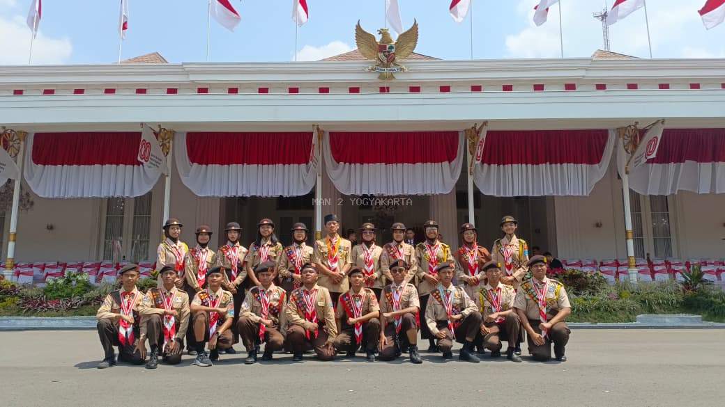 Dua Siswa MAN 2 Yogyakarta Raih Pramuka Garuda dan Siap Bertugas di Istana Kepresidenan Yogyakarta