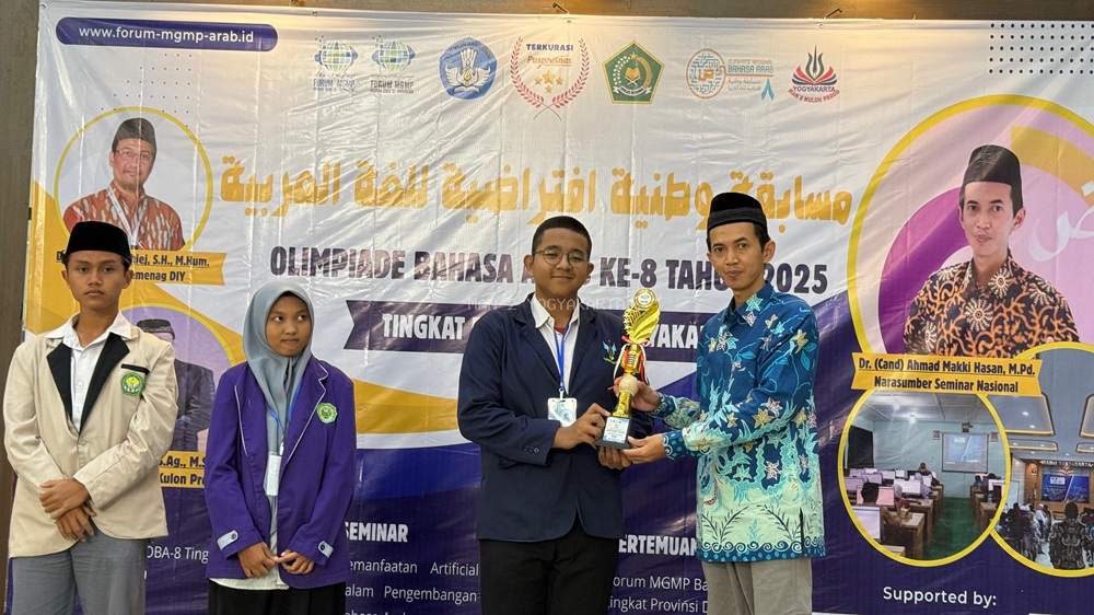 Muhammad Akmal Alfarizi, Juara 1 Olimpiade Bahasa Arab Ke-8, Membawa Kebanggaan MAN 2 Yogyakarta di Tingkat Provinsi DIY