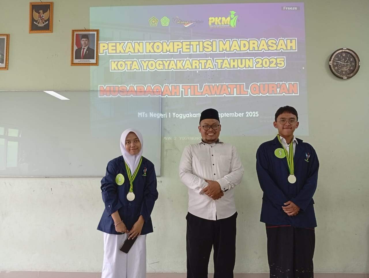 Muhammad Iqbal Ramadhan, Siswa MAN 2 Yogyakarta Raih Juara 2 MTQ Putra di Ajang Pekan Kompetisi Madrasah 2025   