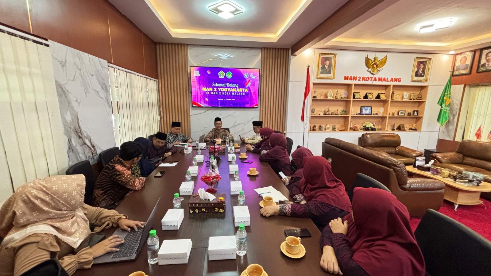 Tingkatkan Mutu Pendidikan, MAN 2 Yogyakarta Kaji Tiru Sistem Boarding dan Sains MAN 2 Malang