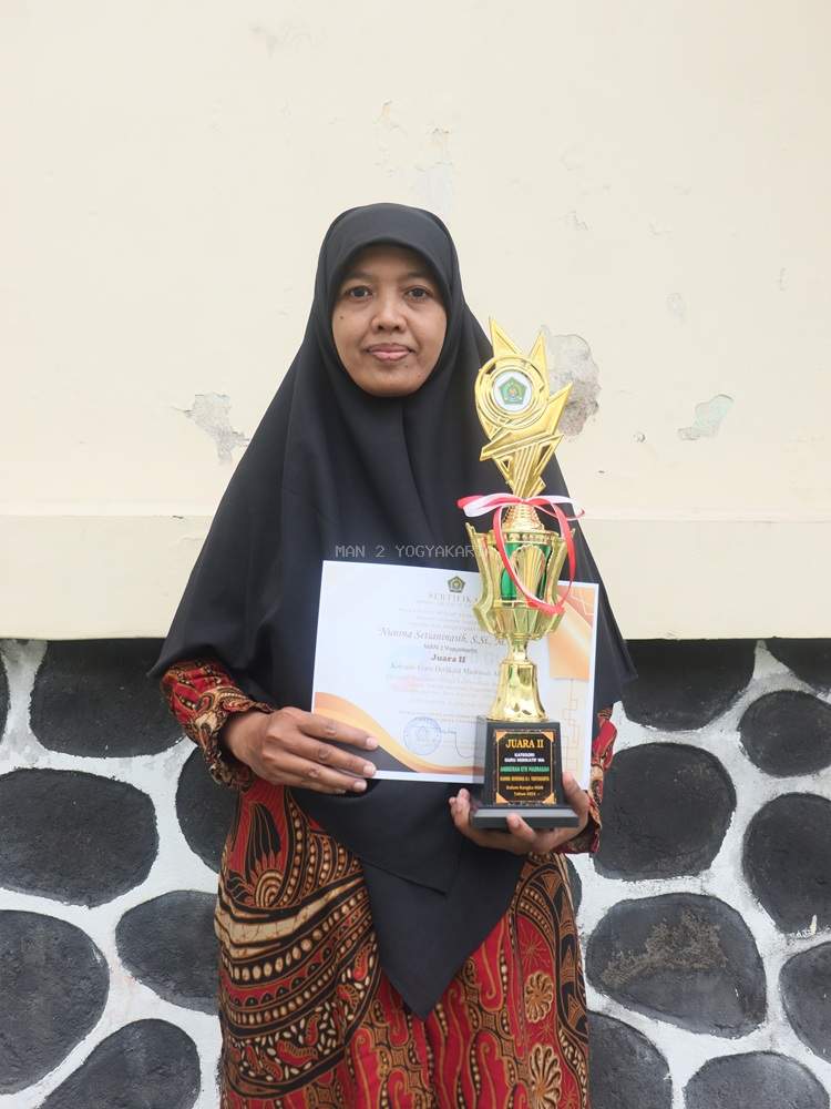 Nuning Setianingsih, Guru Dedikatif MAN 2 Yogyakarta Wakili DIY pada GTK Kemenag RI 2025