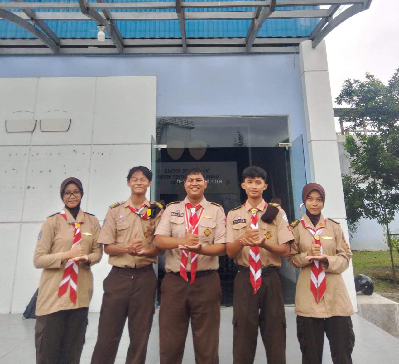 Pramuka MAN 2 Yogyakarta Ikuti Musyawarah Besar Saka Dirgantara Lanud Adisutjipto