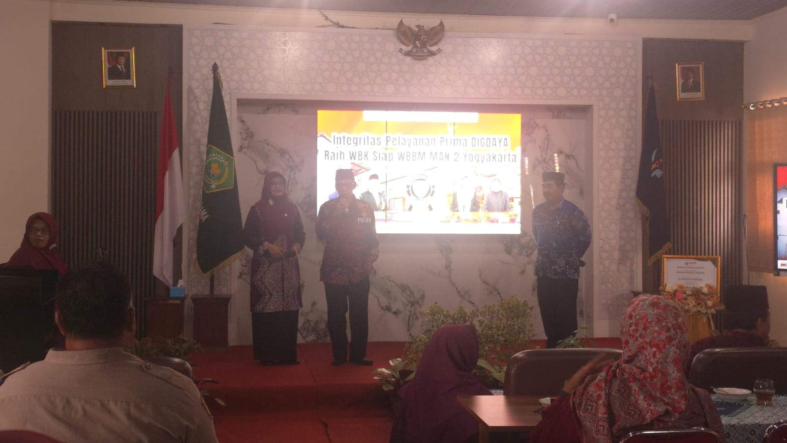 WBK Thanksgiving Ceremony by KemenPANRB: MAN 2 Yogyakarta Strengthens Steps Toward WBBM