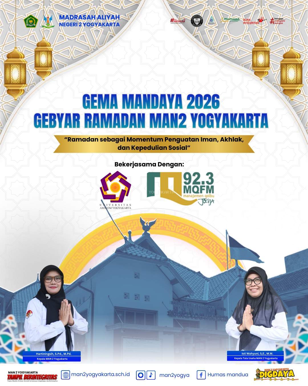 GEMA 2026: Dari Dhuha hingga Takjil, MAN 2 Yogyakarta Menyalakan Cahaya Ramadan Penuh Makna