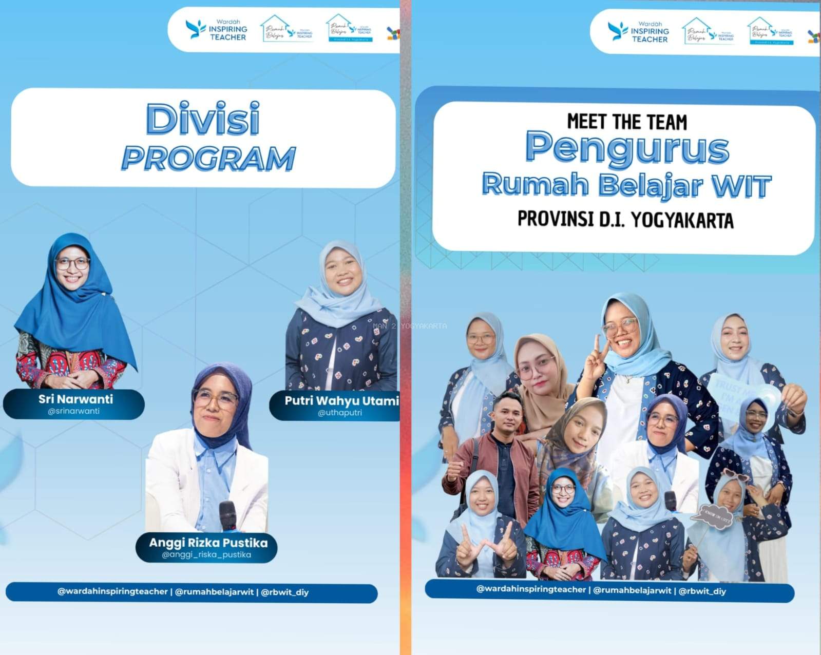 Kepala Perpustakaan MAN 2 Yogyakarta, Sri Narwanti Resmi Menjadi Pengurus Divisi Program Rumah Belajar WIT DIY