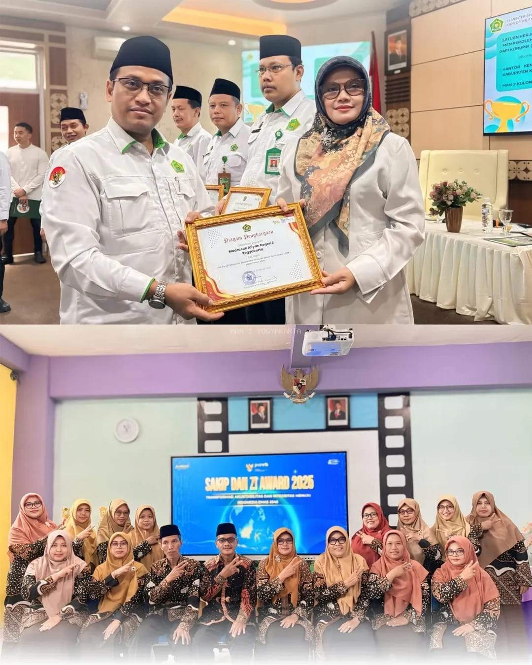 Solid Tanpa Celah! Tim ZI MAN 2 Yogyakarta Raih Predikat WBK di ZI Award 2025 dari MenPAN-RB