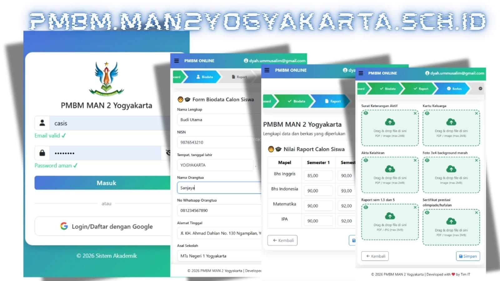 TIM IT MAN 2 Yogyakarta Kembangkan Aplikasi PMBM untuk Tingkatkan Efisiensi dan Kualitas Layanan Digital