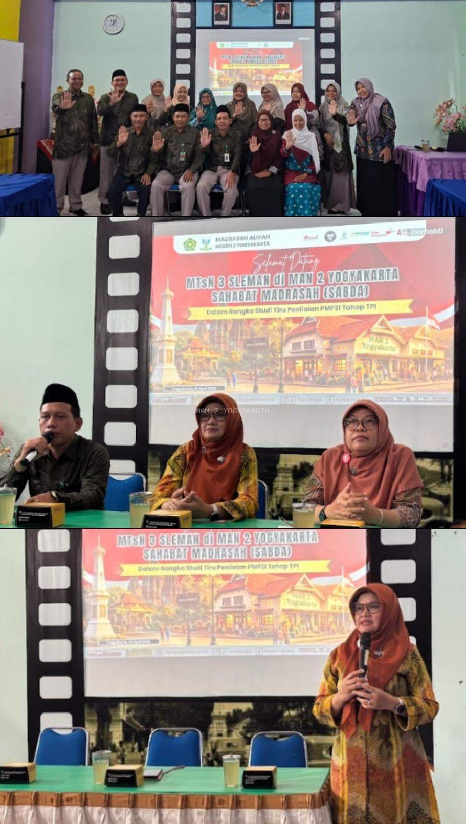 Menuju WBK, MTs N 3 Sleman Jadikan MAN 2 Yogyakarta  sebagai Rujukan Zona Integritas