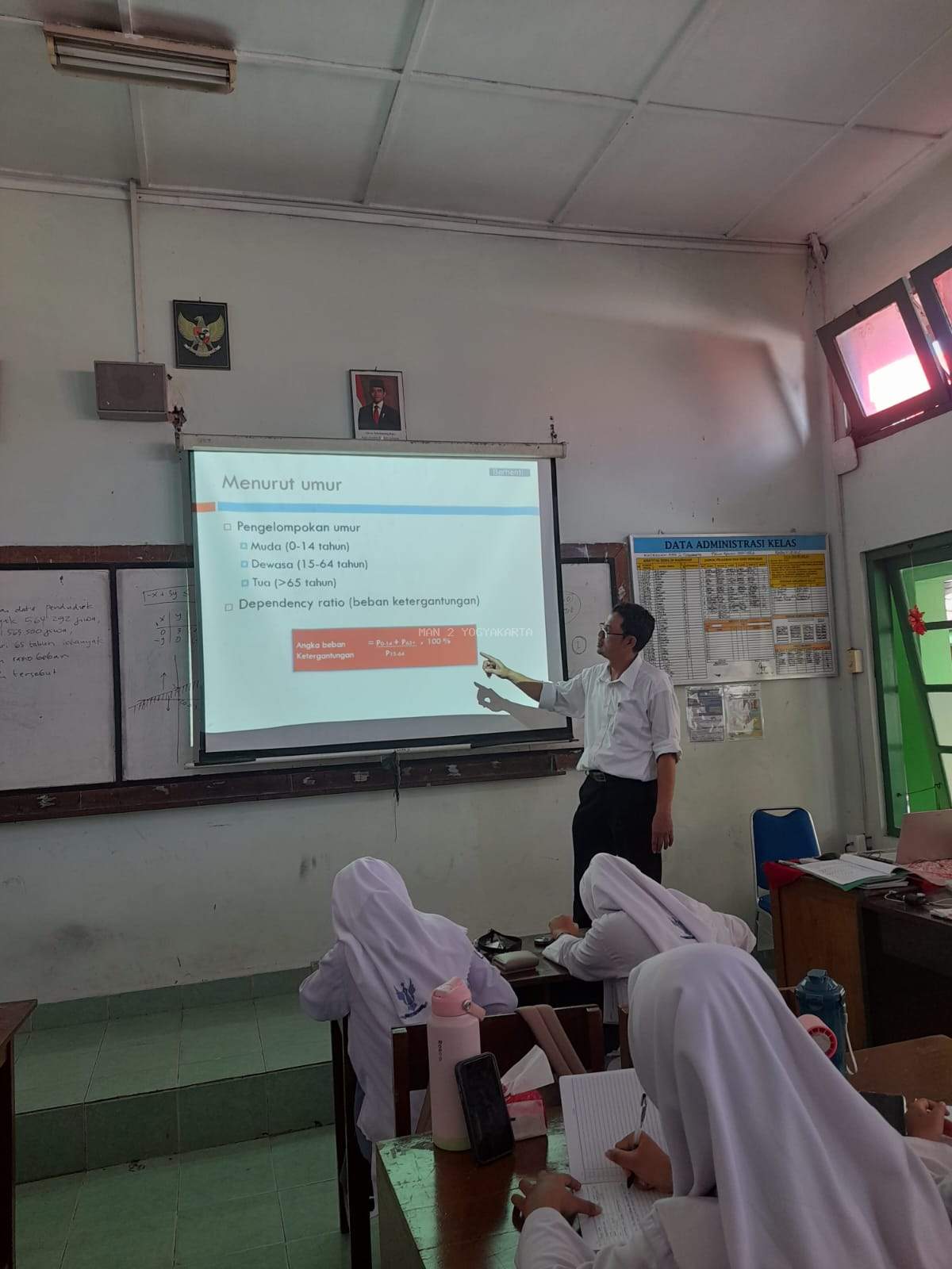 Murid MAN 2 Yogyakarta Asah Analisis Kependudukan Lewat Praktik Nyata