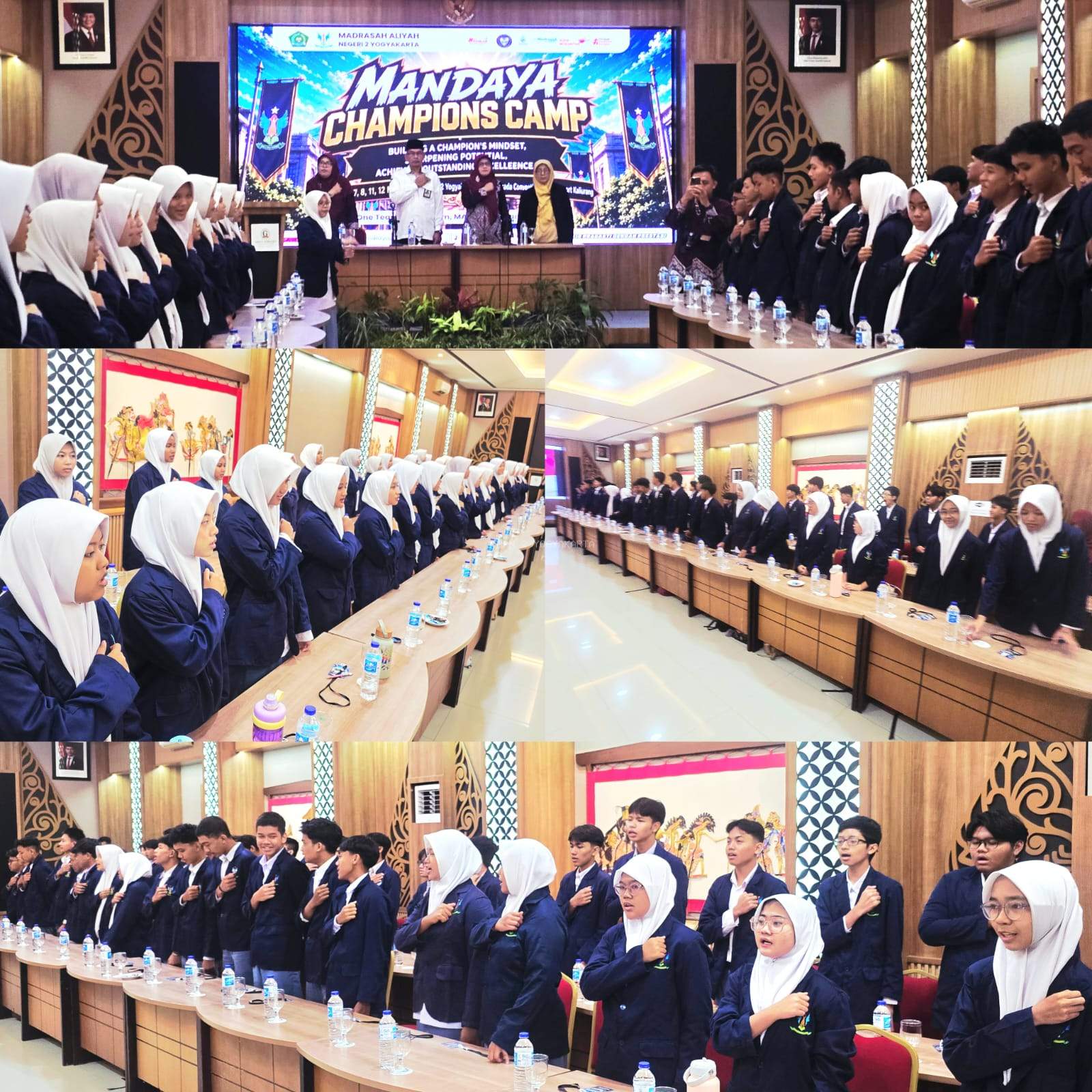 Mandaya Champions Camp MAN 2 Yogyakarta Gembleng Mental Juara Delegasi OSN dan Talenta Berprestasi