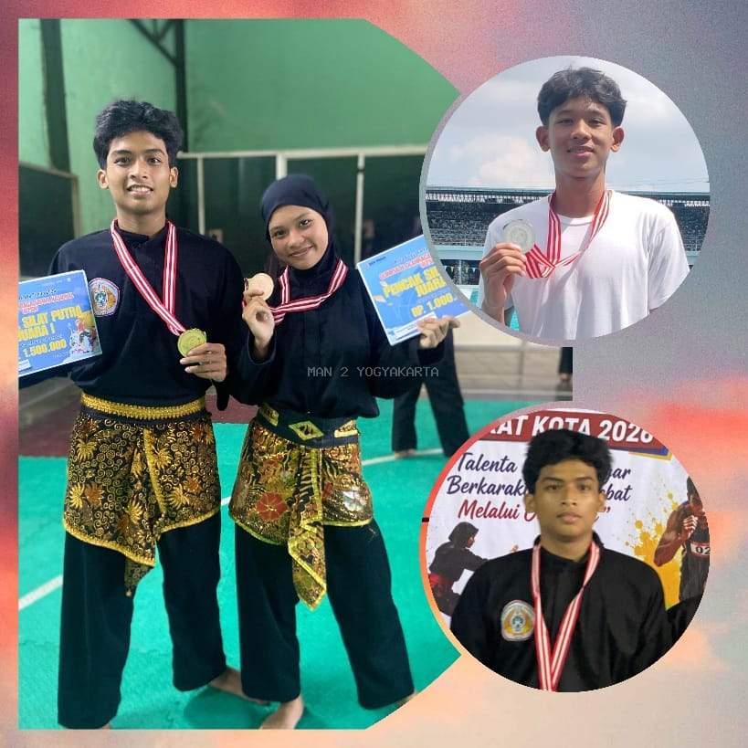 Sabet Tiga Medali Emas, Perak, Perunggu di O2SN 2026, MAN 2 Yogyakarta Tegaskan Budaya Juara dan Karakter Unggul