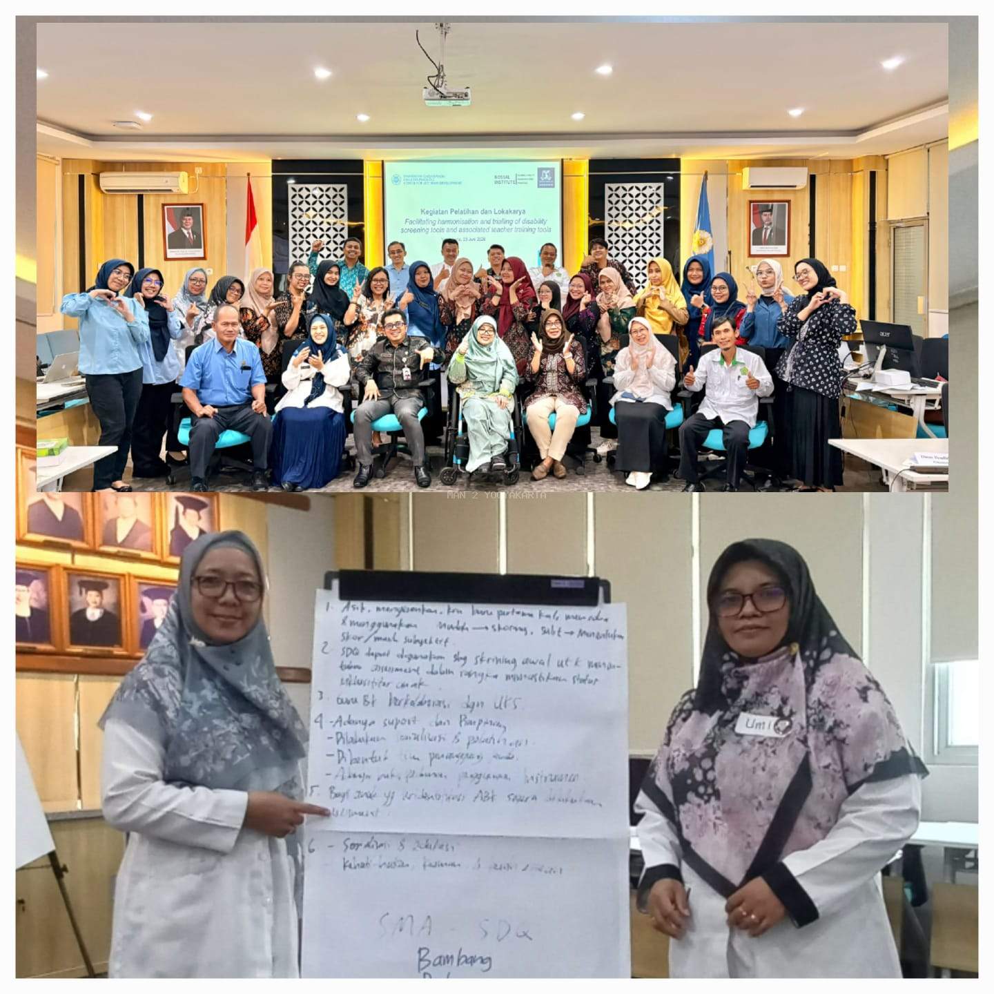 Perkuat Layanan Inklusif, Guru BK MAN 2 Yogyakarta Ikuti Uji Coba Alat Skrining FBS & SDQ dari CLSD UGM - University of Melbourne