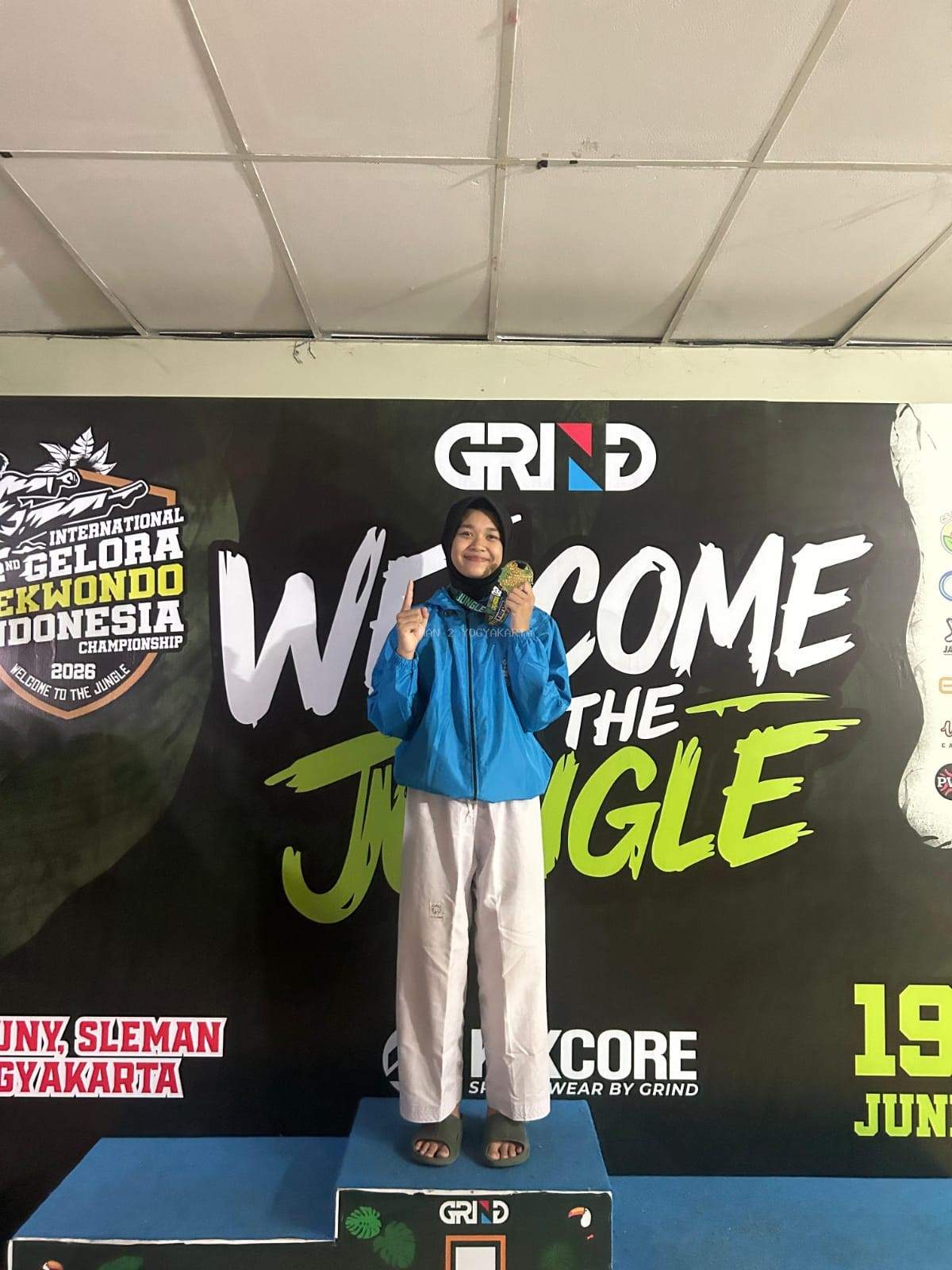 Hebat! Atlet MAN 2 Yogyakarta Raih Juara 1 Kyorugi di Gelora Taekwondo Champion International