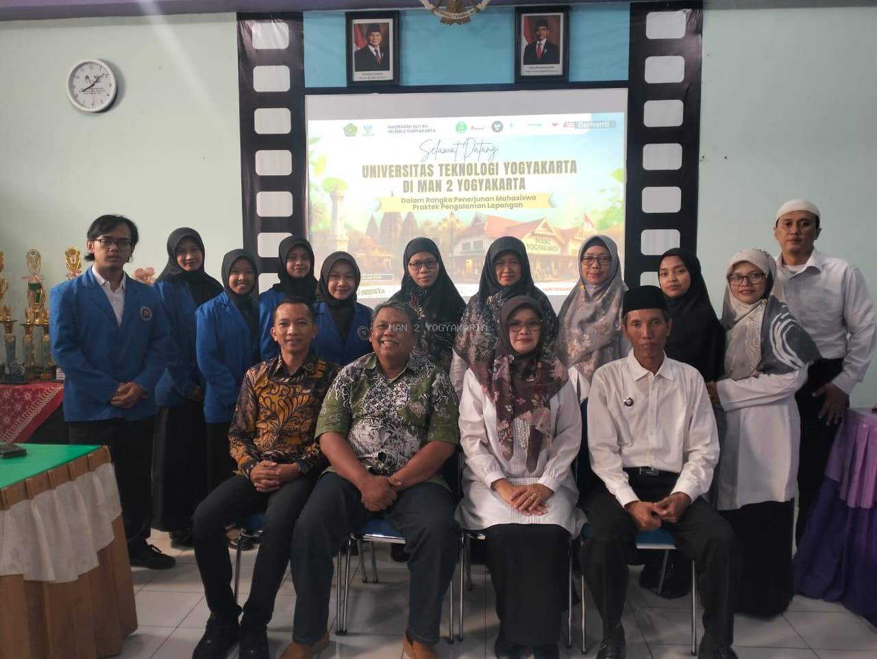 Sambutan Hangat Mahasiswa Praktik Pengalaman Lapangan di MAN 2 Yogyakarta