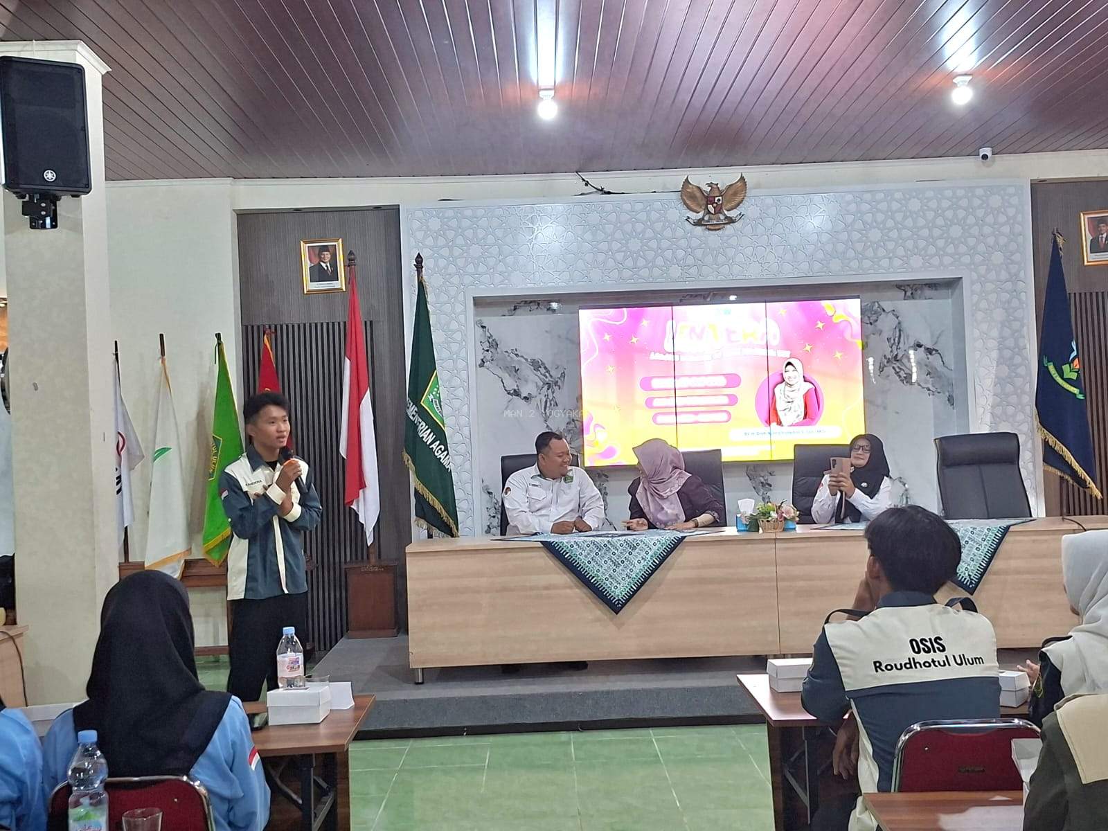LENTERA Menyala di Bumi Mataram: Sambutan Visioner Ketua OSIS MAN 2 Yogyakarta Hangatkan Jejaring Pemimpin Madrasah DIY