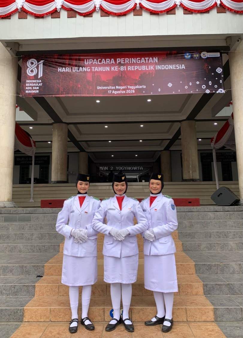 Tiga Murid MAN 2 Yogyakarta Kibarkan Semangat Kemerdekaan di UNY