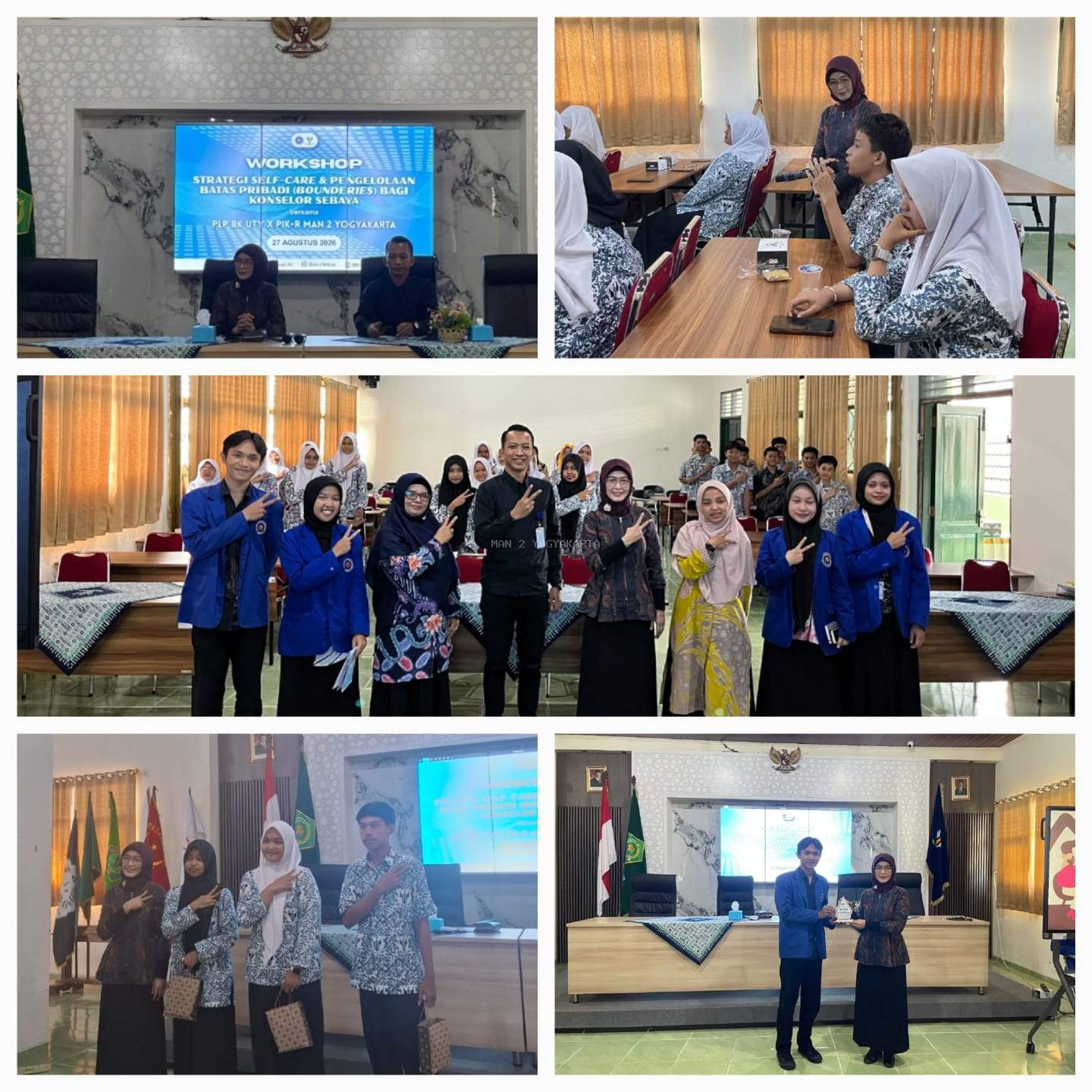 Kolaborasi PLP BK UTY dan BK MANDAYA Gelar Workshop Strategi Self-Care untuk Konselor Sebaya