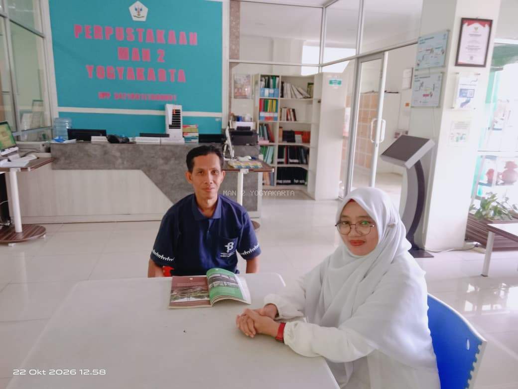Menambah Wawasan, Menimbang Peluang: Beja Sugiyanta Kupas Rahasia Beternak Sapi di Perpustakaan MAN 2 Yogyakarta