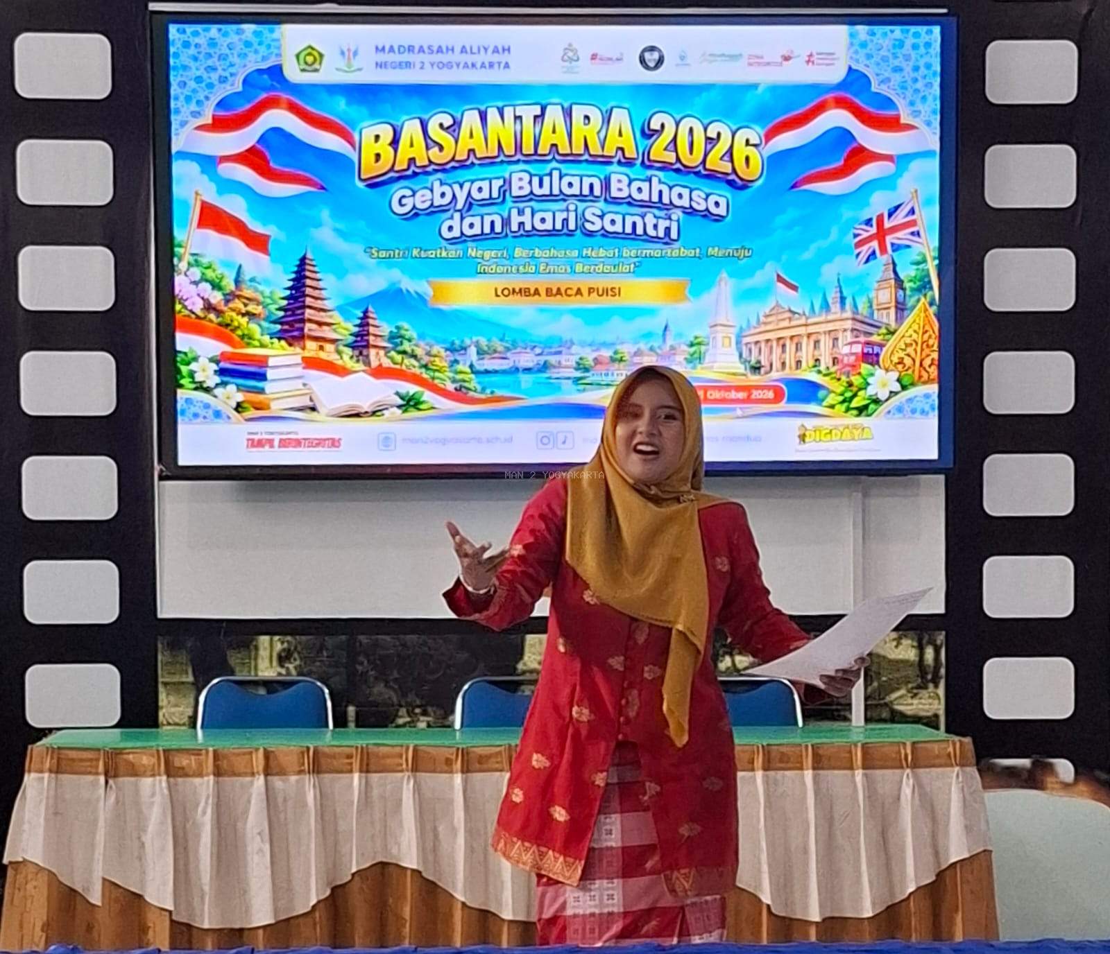 Gelorakan Semangat Sumpah Pemuda, MAN 2 Yogyakarta Hidupkan Ruh Puisi di Bulan Bahasa 2026